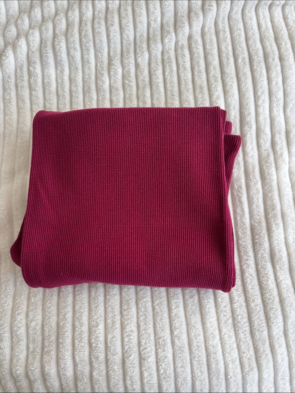 Garage Girls Ribbed Drawstring Leggings - Magenta - Picture 5 of 5